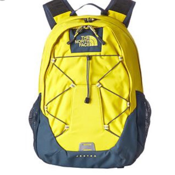 north face jester backpack yellow